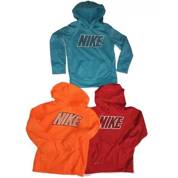 ZeroXposur Other - Nike Dri-FIT Lot of 3pcs Set of Hoodies Long Sleeve Activewear Size 6/M B001